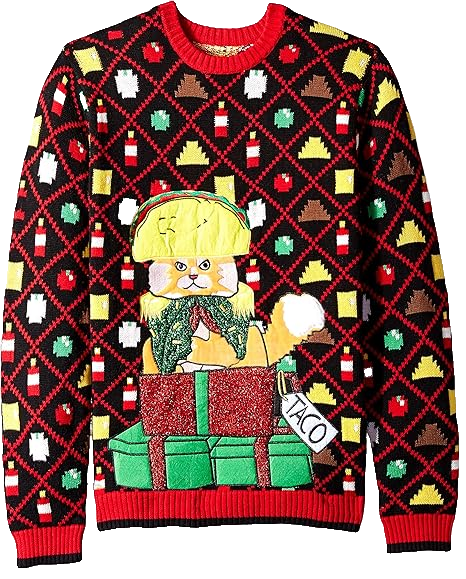 Taco Cat Christmas Ugly Sweater – Moonbestprint