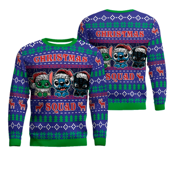Stitch Christmas Squad Ugly Christmas Sweater 2025 – Moonbestprint