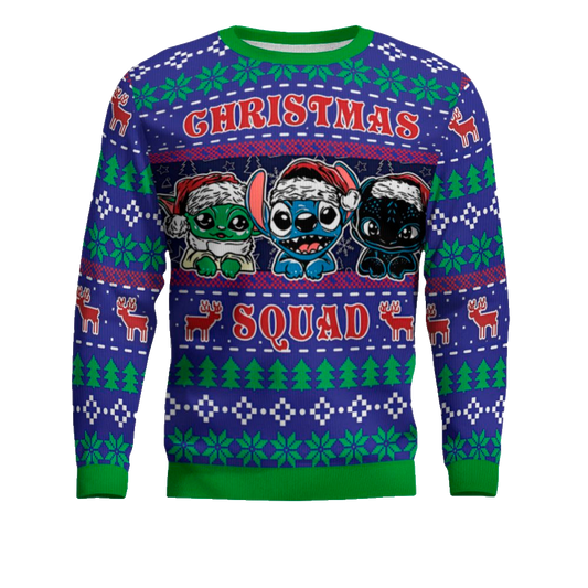 Stitch Christmas Squad Ugly Christmas Sweater 2025 – Moonbestprint