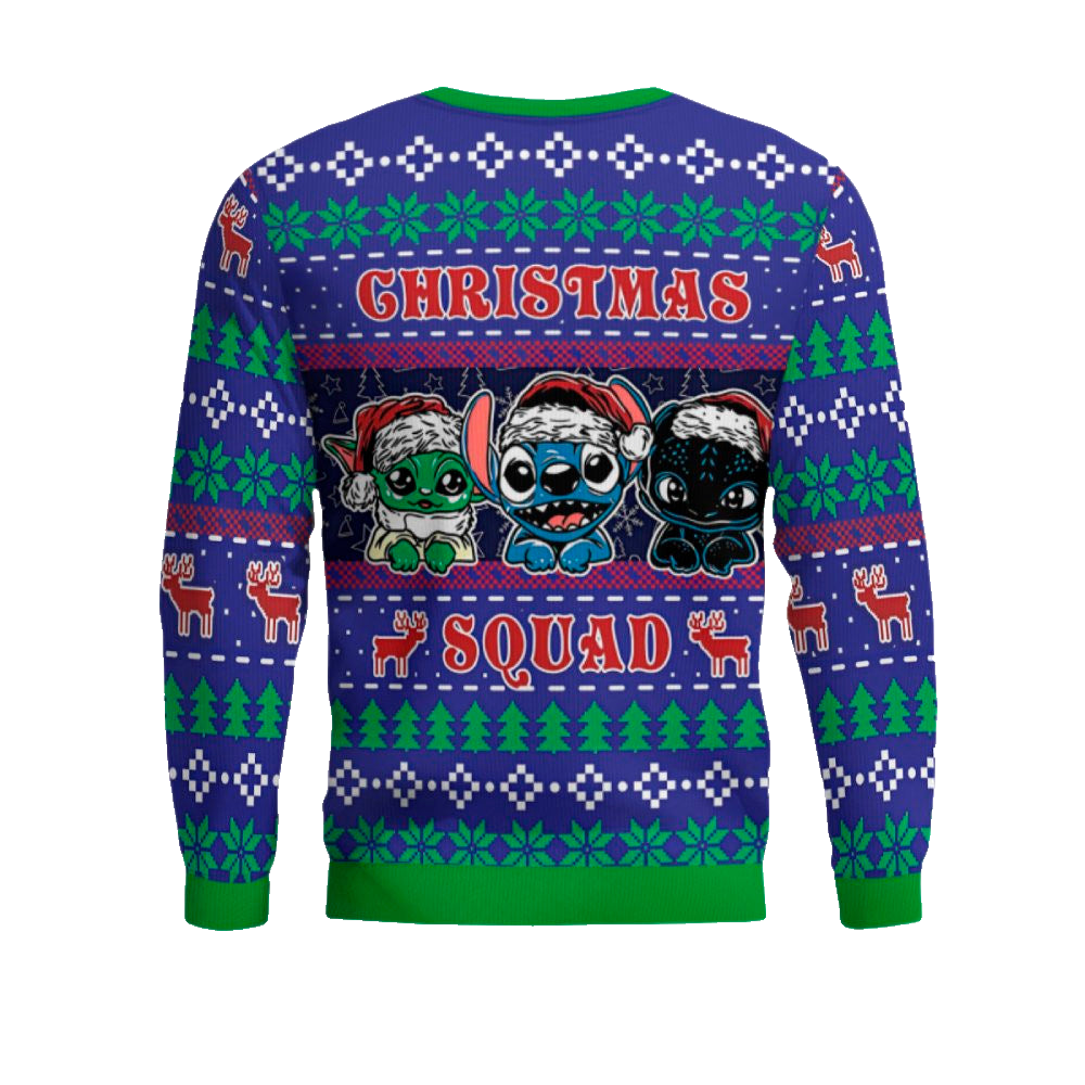 Stitch Christmas Squad Ugly Christmas Sweater 2025 – Moonbestprint