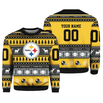 Steelers Football 2026 Ugly Christmas Sweater - Moonbestprint