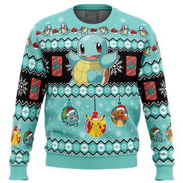 Squirtle I Choose You Pokemon Ugly Christmas Sweater – Moonbestprint