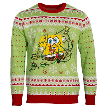 Spongebob Tangled Ugly Christmas Sweater – Moonbestprint