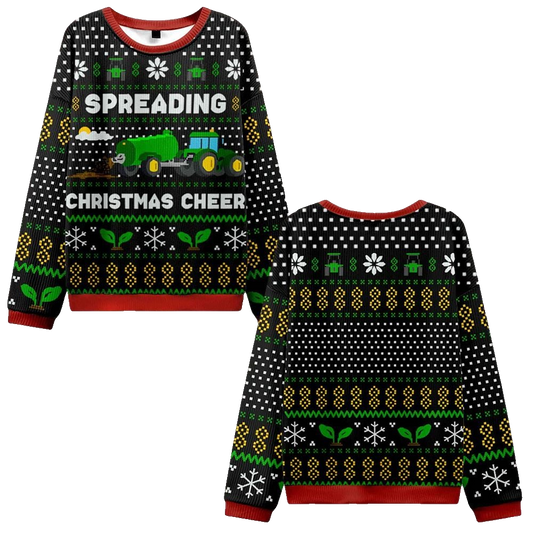 Spreading Christmas Cheer Ugly Sweater 2026 Christmas - Moonbestprint