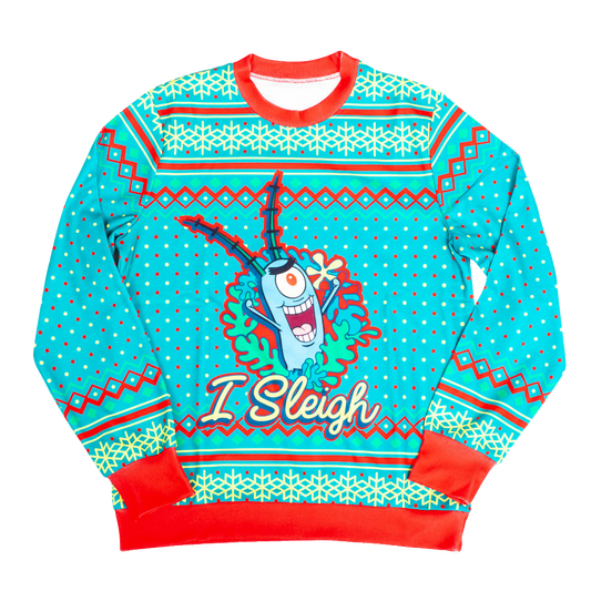 SpongeBob SquarePants Sleigh Ugly Christmas Sweater – Moonbestprint