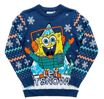 SpongeBob SquarePants Let It Snow! Ugly Sweater – Moonbestprint