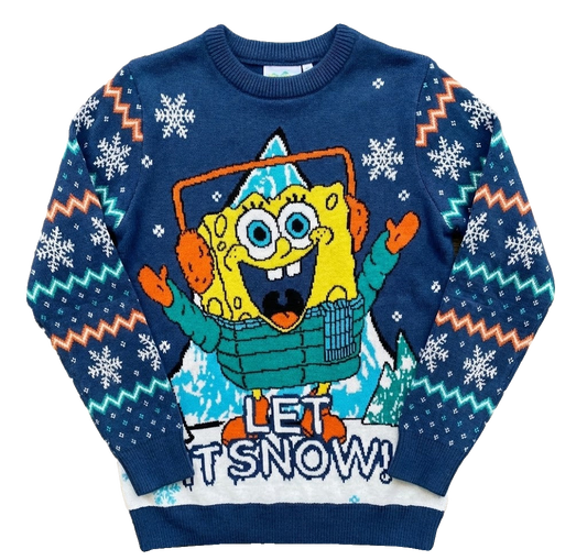 SpongeBob SquarePants Let It Snow! Ugly Sweater – Moonbestprint