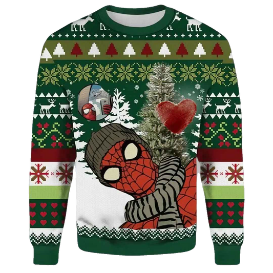 Spiderman Winter Christmas Ugly Christmas Sweater – Moonbestprint