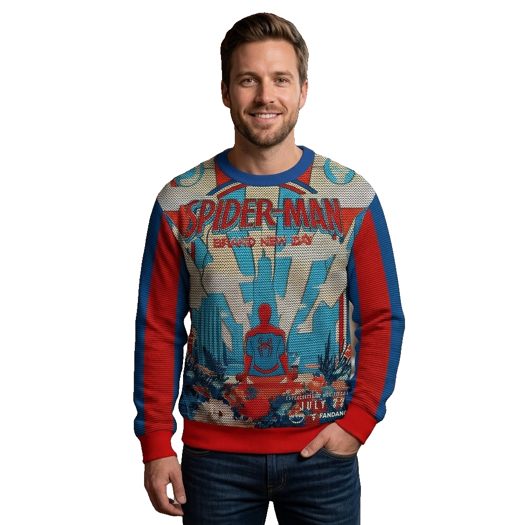 Spider Man Brand New Day 2026 Ugly Christmas Sweater – Moonbestprint