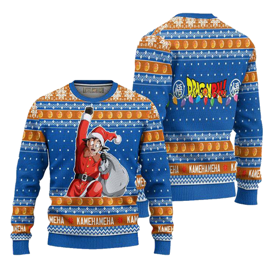 Son Goku Dragon Ball Anime Ugly Christmas Sweater – Moonbestprint