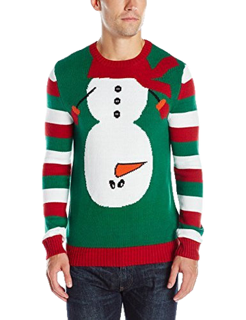 Snowman Upside Down Ugly Christmas Sweater – Moonbestprint