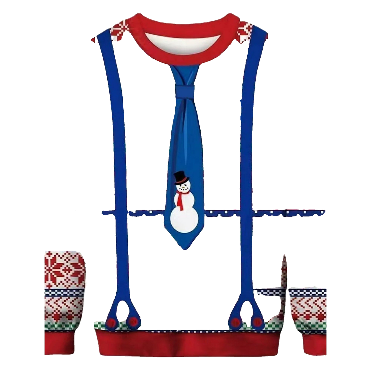 Snowman Tie Ugly Christmas Sweater – Moonbestprint