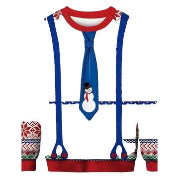 Snowman Tie Ugly Christmas Sweater – Moonbestprint
