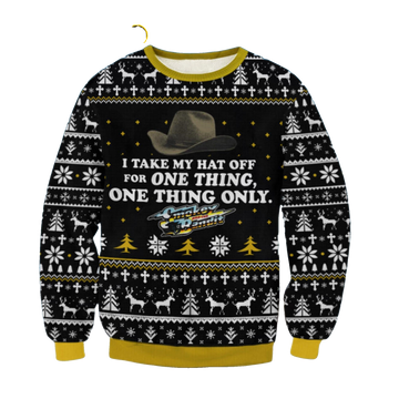 Smokey and The Bandit Action Comedy Trucking Movie Hat Adult Ugly Sweater - Moonbestprint