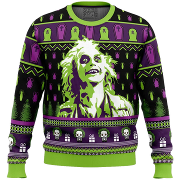 Smile Beetlejuice Ugly Christmas Sweater – Moonbestprint