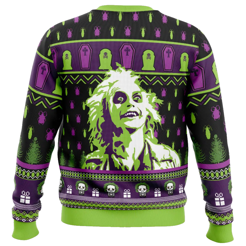 Smile Beetlejuice Ugly Christmas Sweater – Moonbestprint