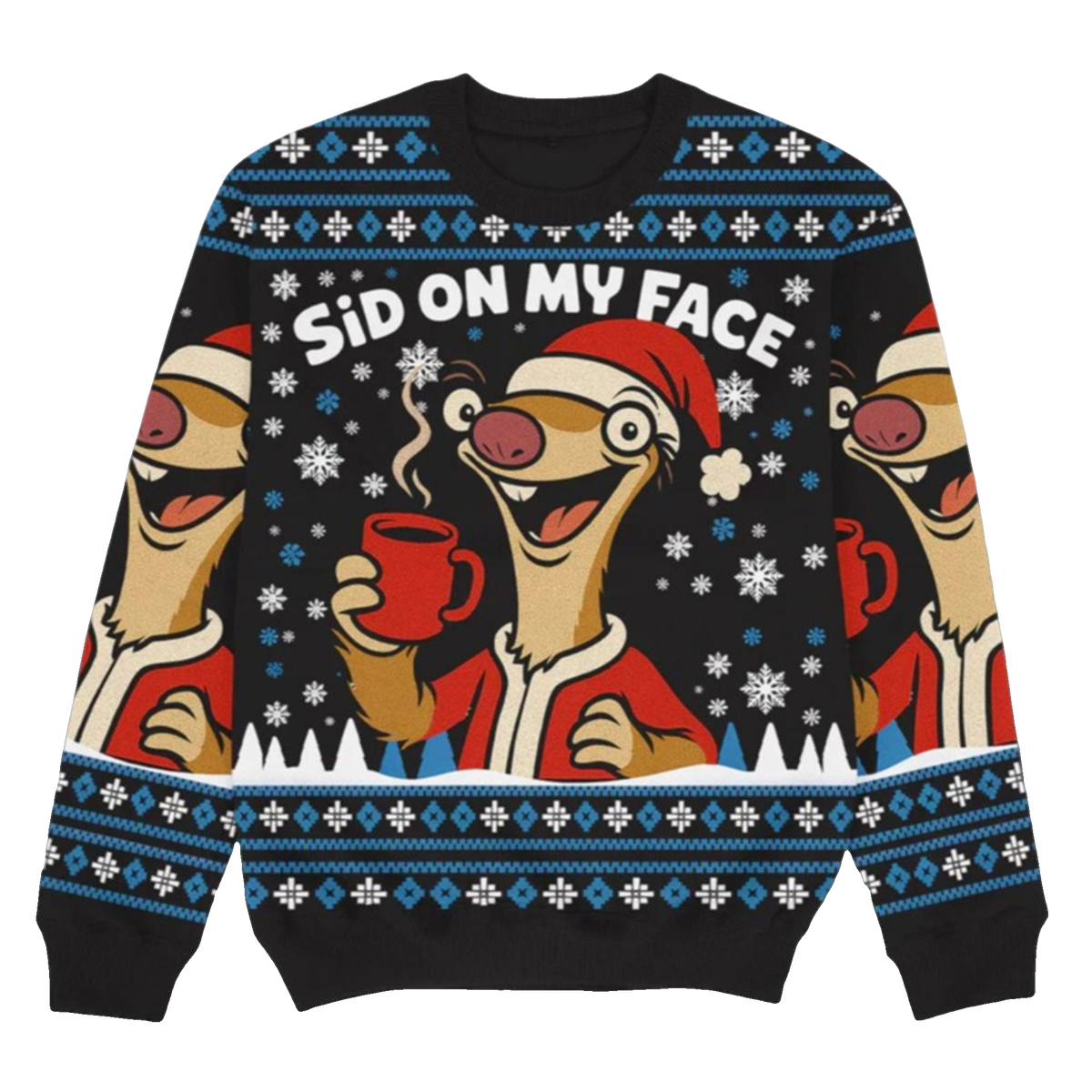 Sid On My Face Ugly Sweater 2026 Christmas - Moonbestprint