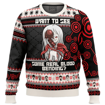 Shiro Blood Bending Deadman Wonderland Ugly Christmas Sweater – Moonbestprint