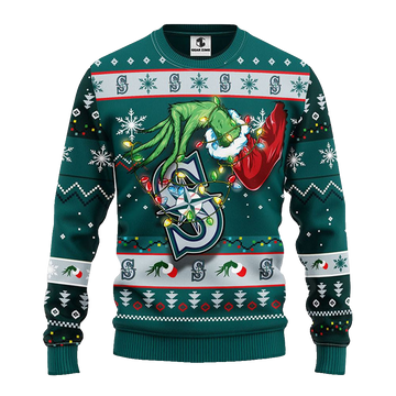 Seattle Mariners Grinch Christmas Ugly Sweater – Moonbestprint