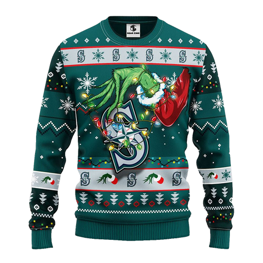 Seattle Mariners Grinch Christmas Ugly Sweater – Moonbestprint
