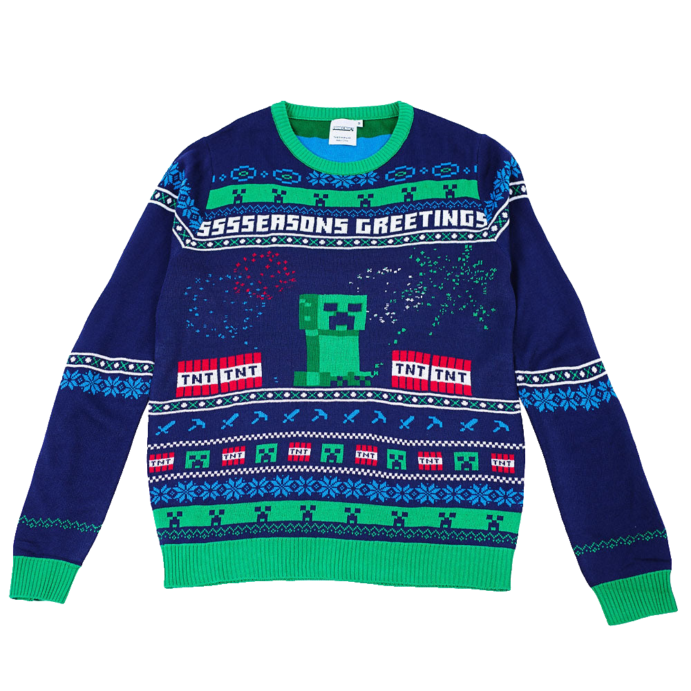 Seasons Greetings Creeper Ugly Holiday Sweater – Moonbestprint
