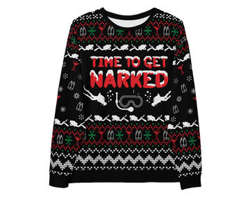 Scuba Diving Time To Get Narked Ugly Christmas Sweater – Moonbestprint