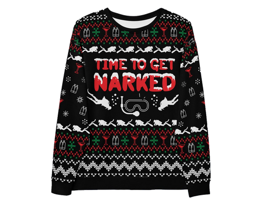 Scuba Diving Time To Get Narked Ugly Christmas Sweater – Moonbestprint