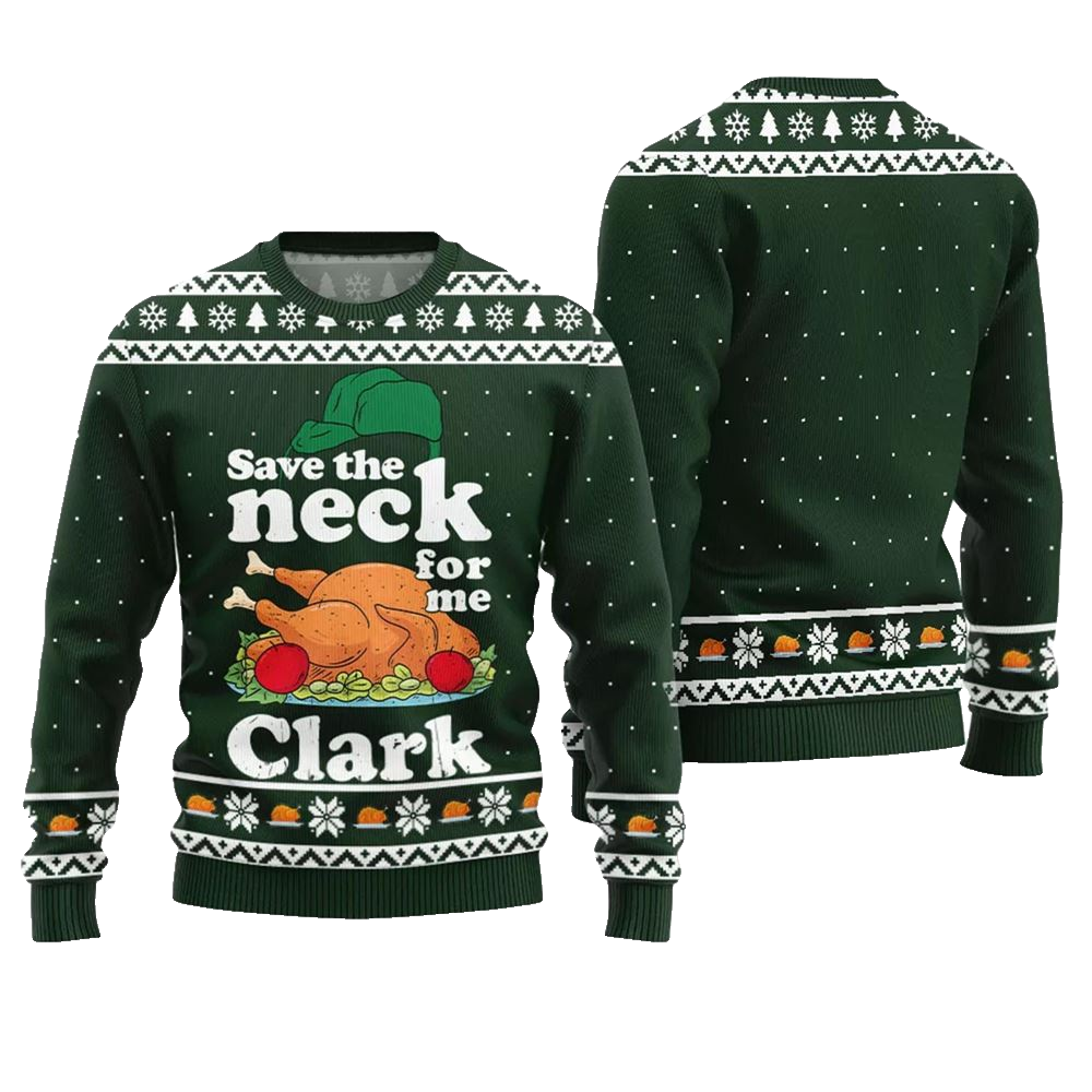 Save the Neck for Me Clark National Lampoon Sweater - Moonbestprint