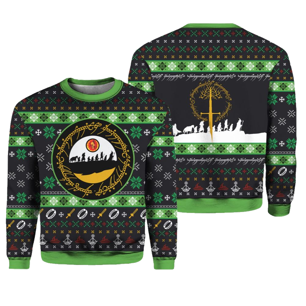 Sauron Eye Lord of the Rings Ugly Christmas Sweater - Moonbestprint