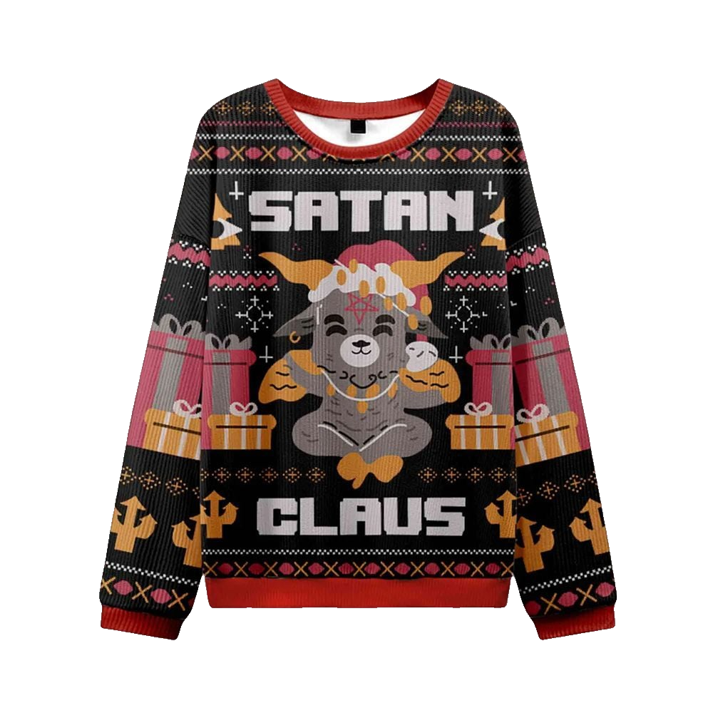 Satan Claus Ugly Sweater 2026 Christmas - Moonbestprint