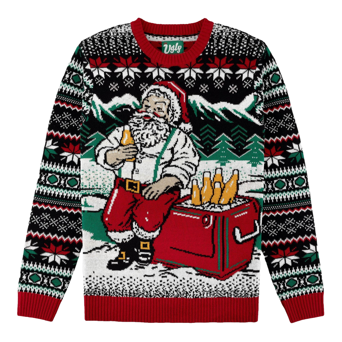 Santa's Cooler Ugly Christmas Sweater – Moonbestprint