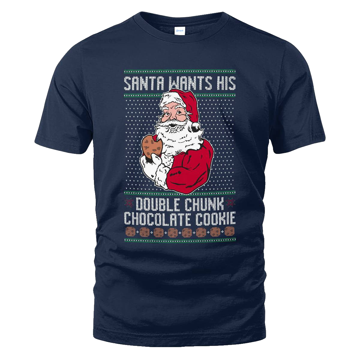 Santa Wants His Double Chunk Chocolate Cookie Ugly Sweater Shirt – Moonbestprint