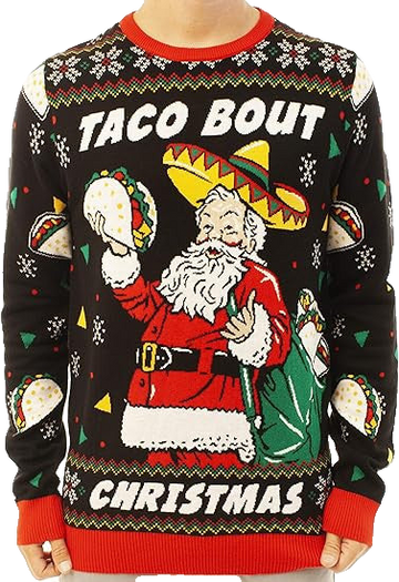 Santa Taco Bout Christmas Ugly Christmas Sweater – Moonbestprint