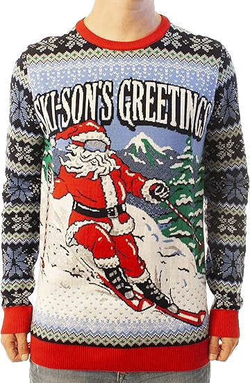 Santa Skison's Greetings Ugly Christmas Sweater – Moonbestprint