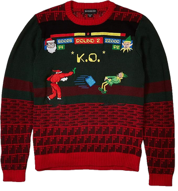 Santa K.O Elf Ugly Christmas Sweater – Moonbestprint