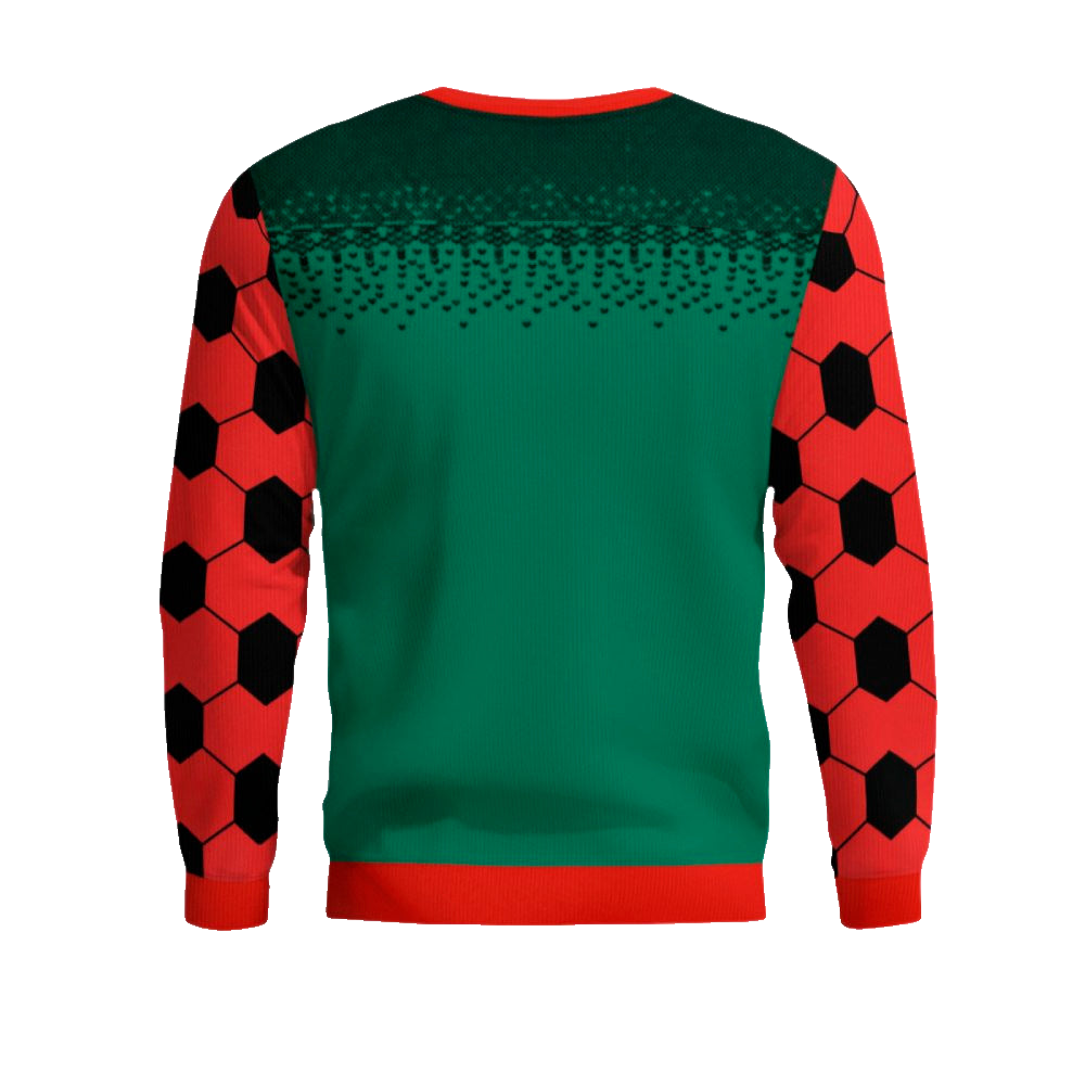 Santa Football Soccer Ugly Christmas Sweater – Moonbestprint