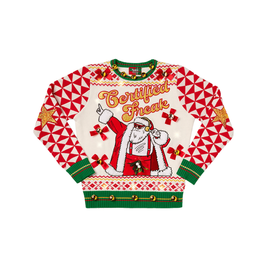 Santa Certified Freak Ugly Christmas Sweater – Moonbestprint