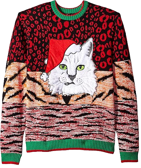 Santa Cat Animal Print Christmas Ugly Sweater – Moonbestprint