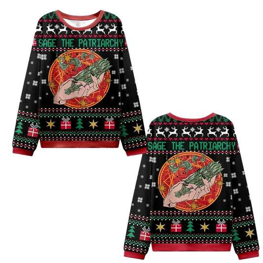 Sage The Patriarchy Ugly Christmas Sweater - Moonbestprint