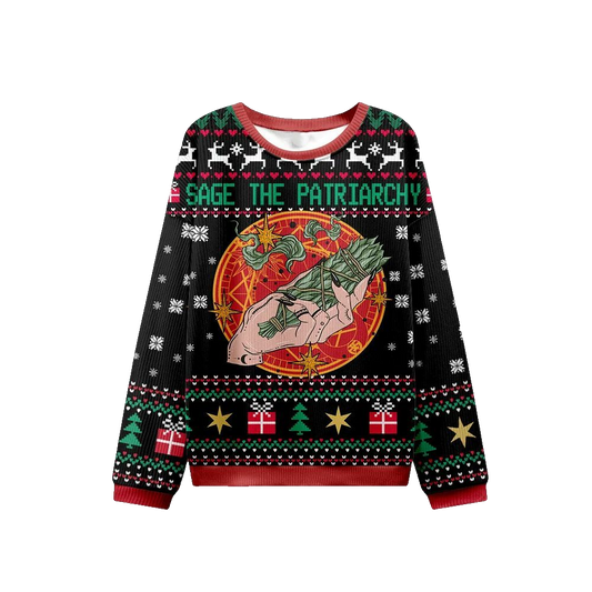 Sage The Patriarchy Ugly Christmas Sweater - Moonbestprint