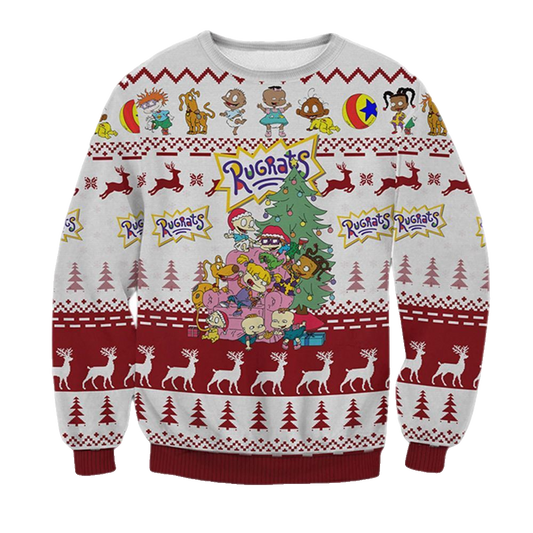 Rugrats Christmas Ugly Sweater - Moonbestprint