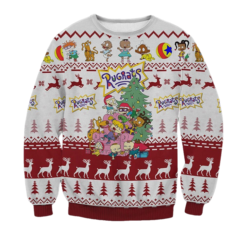 Rugrats Christmas Ugly Sweater - Moonbestprint