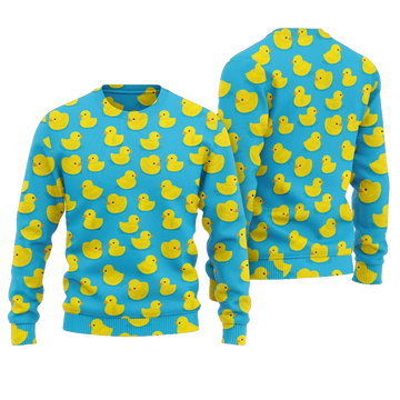 Rubber Ducky Ugly Christmas Sweater - Moonbestprint