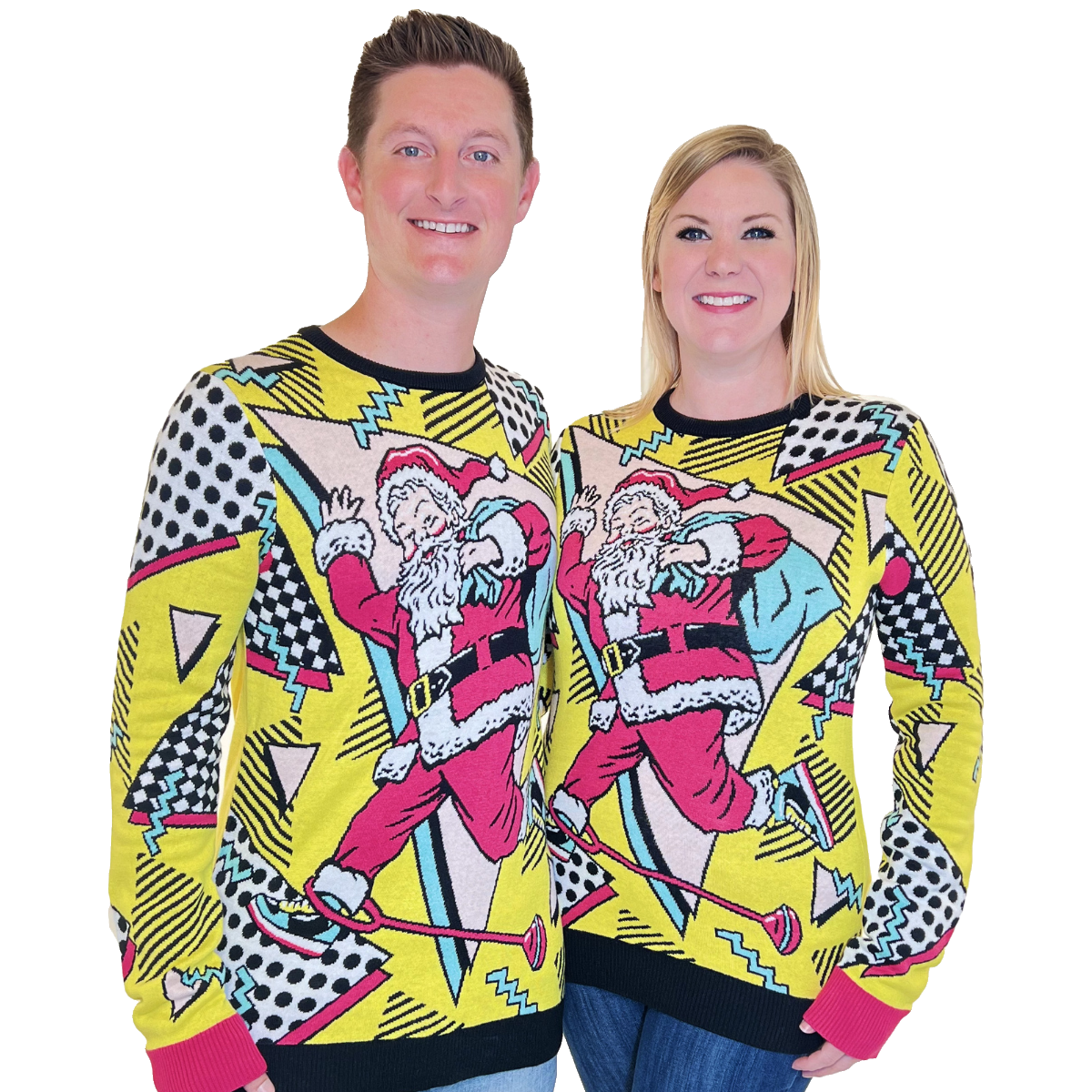 Retro Santa Ugly Christmas Sweater – Moonbestprint