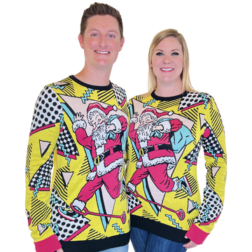 Retro Santa Ugly Christmas Sweater – Moonbestprint