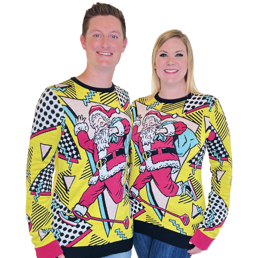 Retro Santa Ugly Christmas Sweater – Moonbestprint