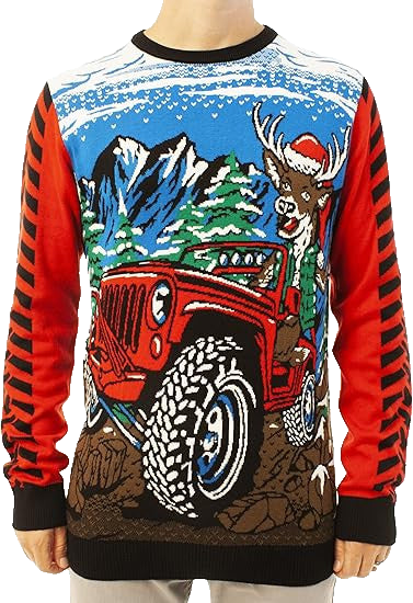 Reindeer Off Roading Ugly Christmas Sweater – Moonbestprint