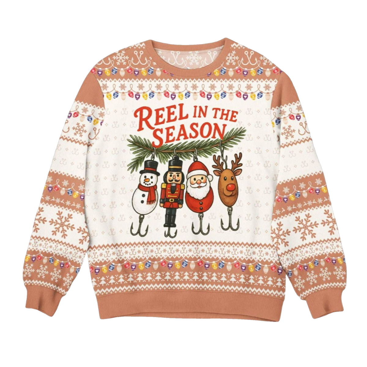 Reel In The Season Ugly Sweater 2026 Christmas - Moonbestprint