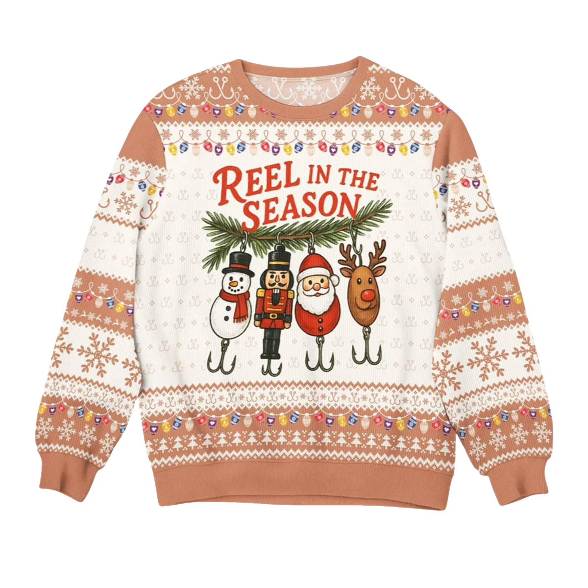Reel In The Season Ugly Sweater 2026 Christmas - Moonbestprint