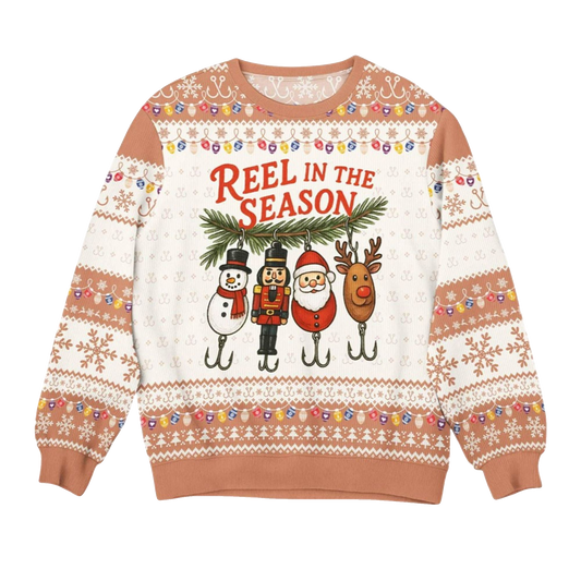 Reel In The Season Ugly Sweater 2026 Christmas - Moonbestprint